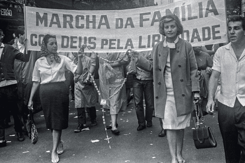 Marcha da Família com Deus pela liberdade antes do governo militar no Brasil